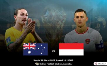 Head to head perjumpaan Nusantara vs Australia